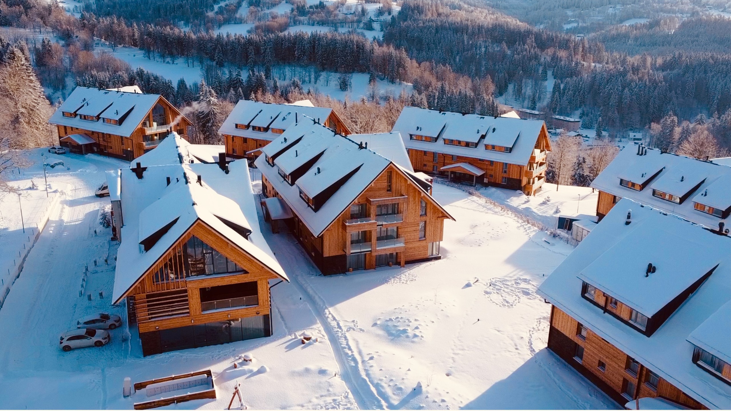 Zima na Aldrově, Krkonoše, Lyžování, zima na horách, ubytování v Krkonoších. 